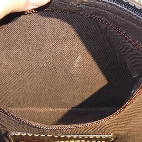 Relic by Fossil Vintage Handmade Flower Embroidered Tote Purse - Picture 8 of 9